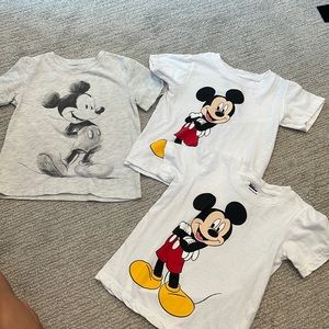 Mickey Mouse shirts! Size 4! Great for Disney!